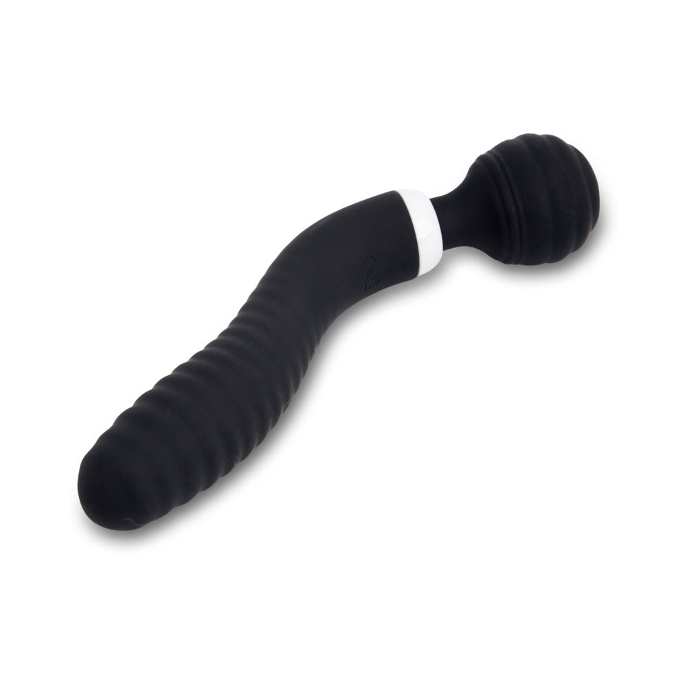 Nu Sensuelle Lolly Nubii Double-Ended Flexible Wand Black - Fantasies Boutique