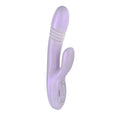 Playboy Bumping Bunny Rechargeable Thrusting Warming Silicone Dual Stimulation Vibrator Opal - Fantasies Boutique