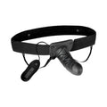 Lux Fetish Unisex Vibrating Hollow Strap-on Dildo Remote-Controlled - Fantasies Boutique