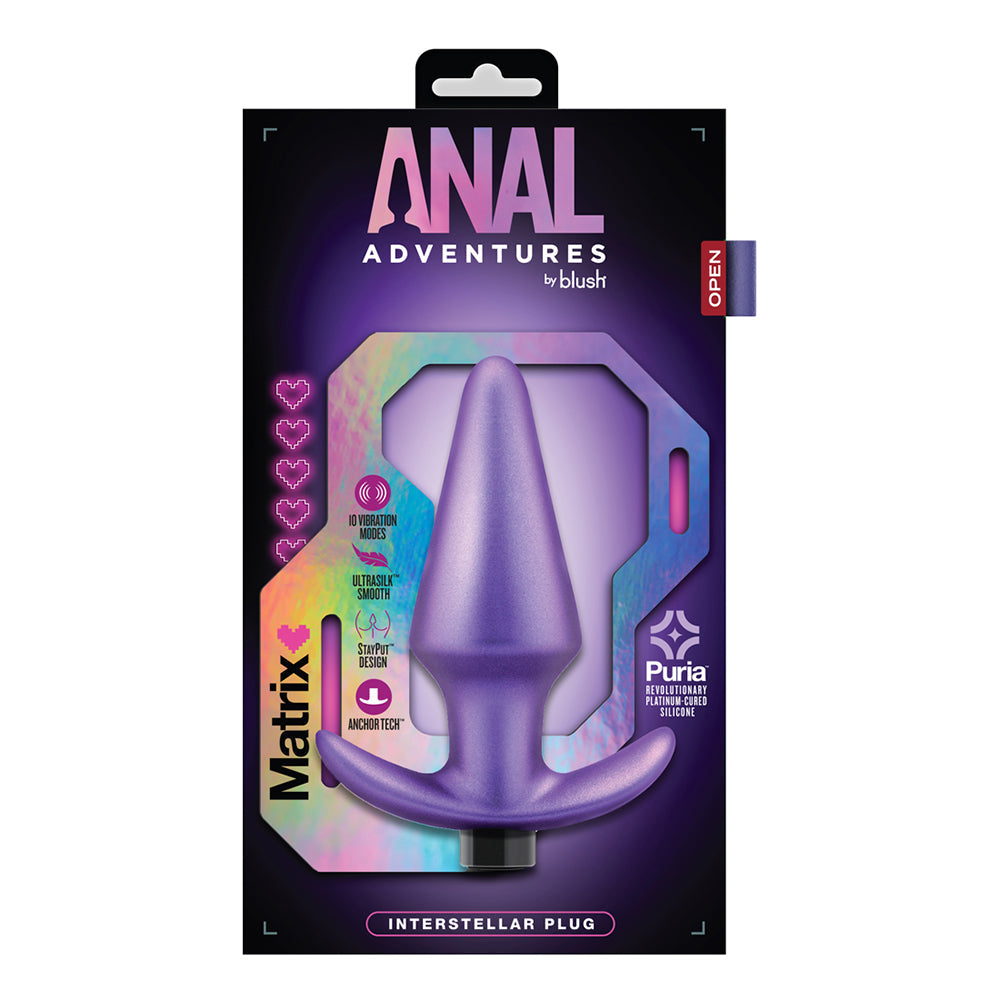 Anal Adventures Matrix Interstellar Plug Astro Violet - Fantasies Boutique