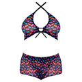 Magic Silk Hazy Dayz Halter Top & Hot Short Set Gummy Bears S/M
