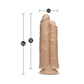 Dr. Skin Dr. Double Stuffed 10.5 in. Double Shaft Dildo Beige - Fantasies Boutique