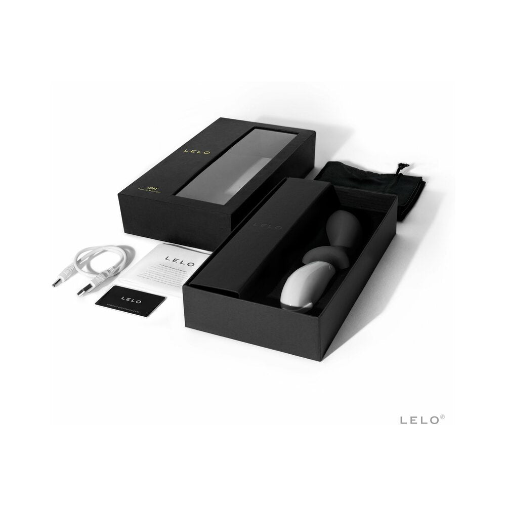 LELO LOKI Rechargeable Prostate Vibrator Obsidian Black - Fantasies Boutique