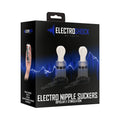 Shots ElectroShock Remote-Controlled E-Stimulation Nipple Suckers White - Fantasies Boutique