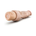 Dr. Skin Vibe 4 Realistic 8 in. Vibrating Dildo Beige - Fantasies Boutique