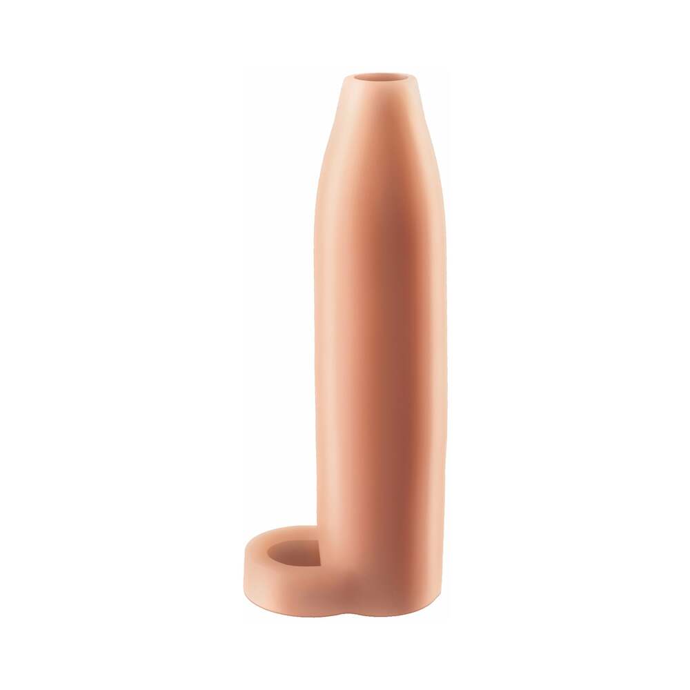 Pipedream Fantasy X-tensions 5.5 in. Real Feel Enhancer Open-Ended Sling Beige - Fantasies Boutique