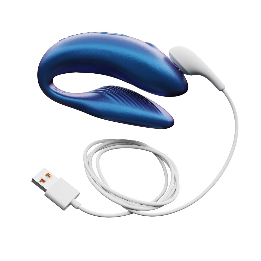 We-Vibe Chorus Rechargeable Remote-Controlled Silicone Couples Vibrator Cosmic Blue - Fantasies Boutique