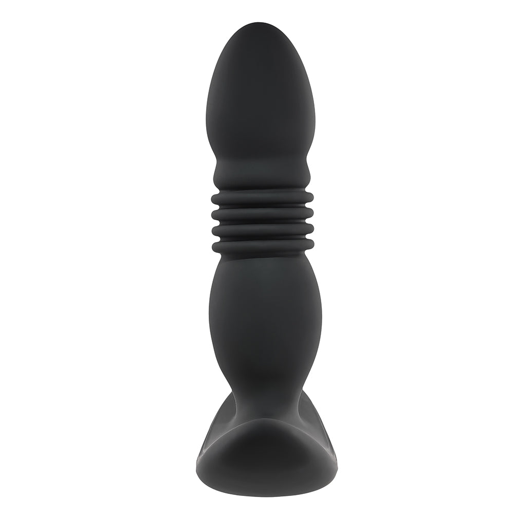 Playboy Trust The Thrust Thrusting Vibrating Anal Plug Black - Fantasies Boutique
