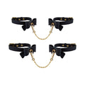 Temptasia Ardor Wrist & Ankle Restraints Black with Bow