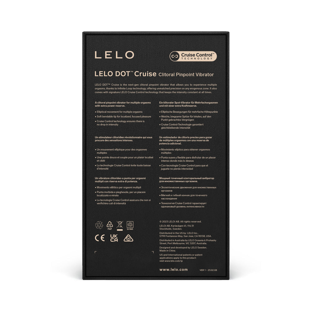 LELO DOT Cruise Lemon Sorbet - Fantasies Boutique