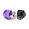 Waterproof Wall Bangers Deluxe Bunny Realistic Rabbit Vibrator With Suction Cup Purple - Fantasies Boutique