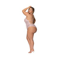Magic Silk Seabreeze Teddy With Snap Crotch Blush Queen Size - Fantasies Boutique