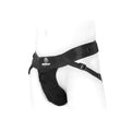 SpareParts Deuce Double Strap Harness Black Size A Magnum - Fantasies Boutique