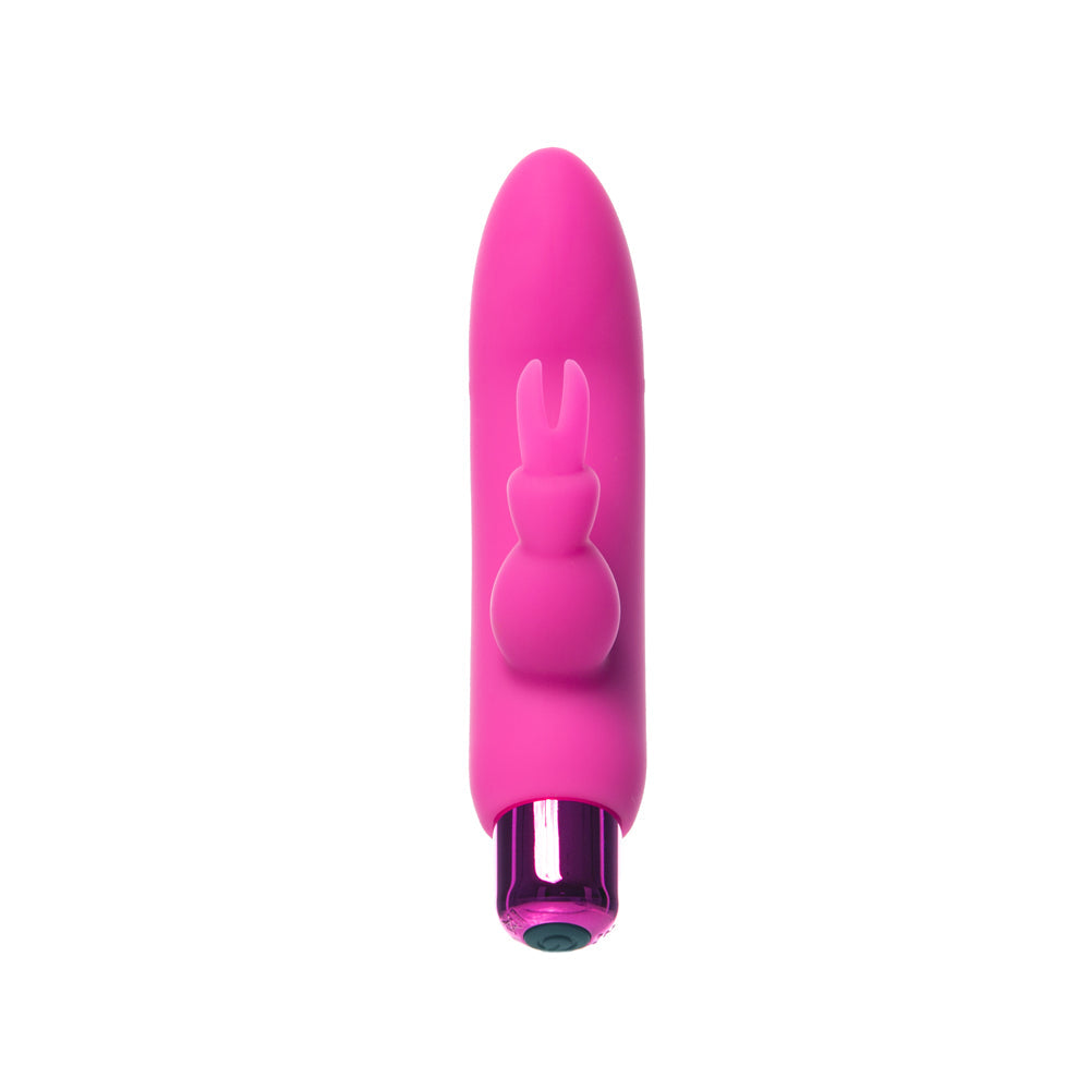 Powerbullet Alice's Bunny Rechargeable Bullet Vibrator with Silicone Rabbit Sleeve Pink - Fantasies Boutique