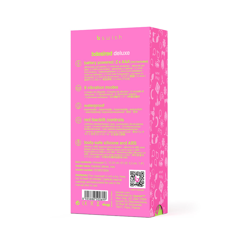 B Swish Bdesired Deluxe Rose - Fantasies Boutique