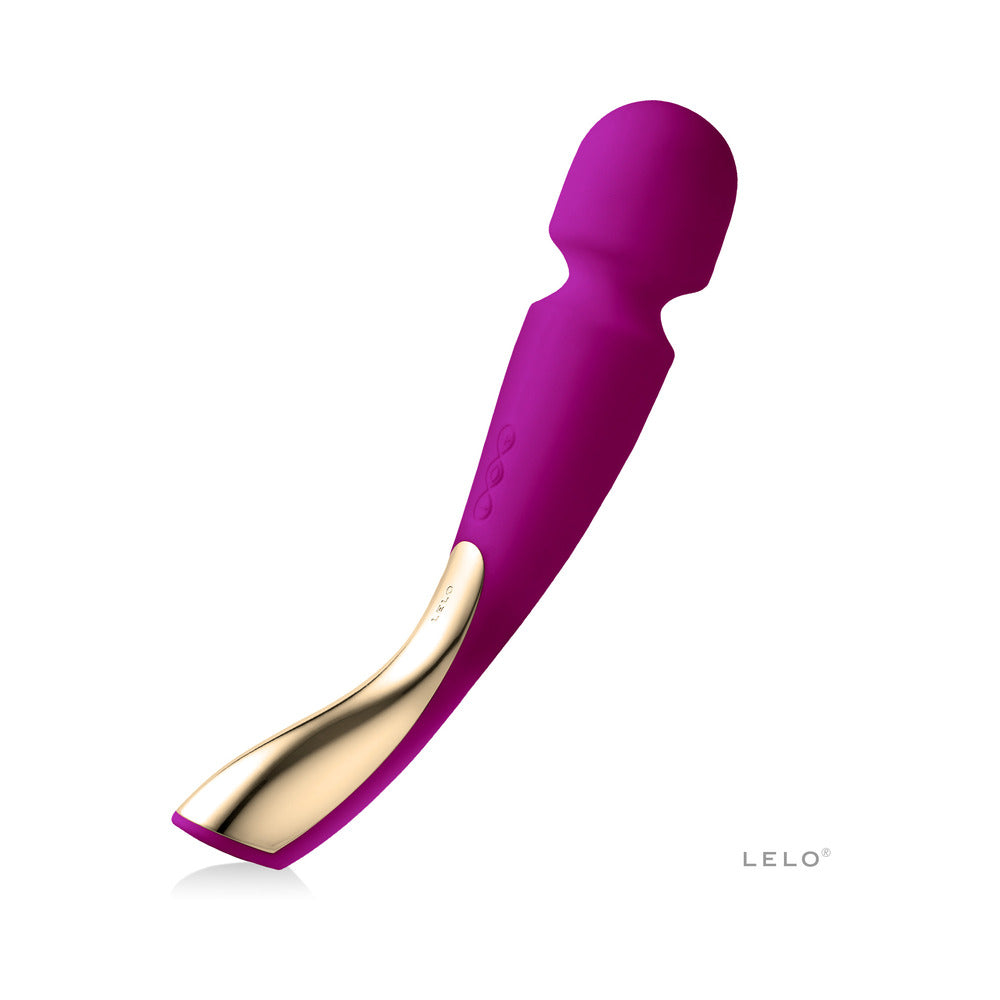 LELO SMART WAND 2 Large Rechargeable Wand Vibrator Deep Rose - Fantasies Boutique