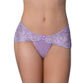 Magic Silk Pheromone Panties Mesh & Lace Boy Short 2-Pack Lilac/Rose S/M