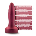 Anal Adventures Matrix Atomic Plug with Remote Martian Wine - Fantasies Boutique