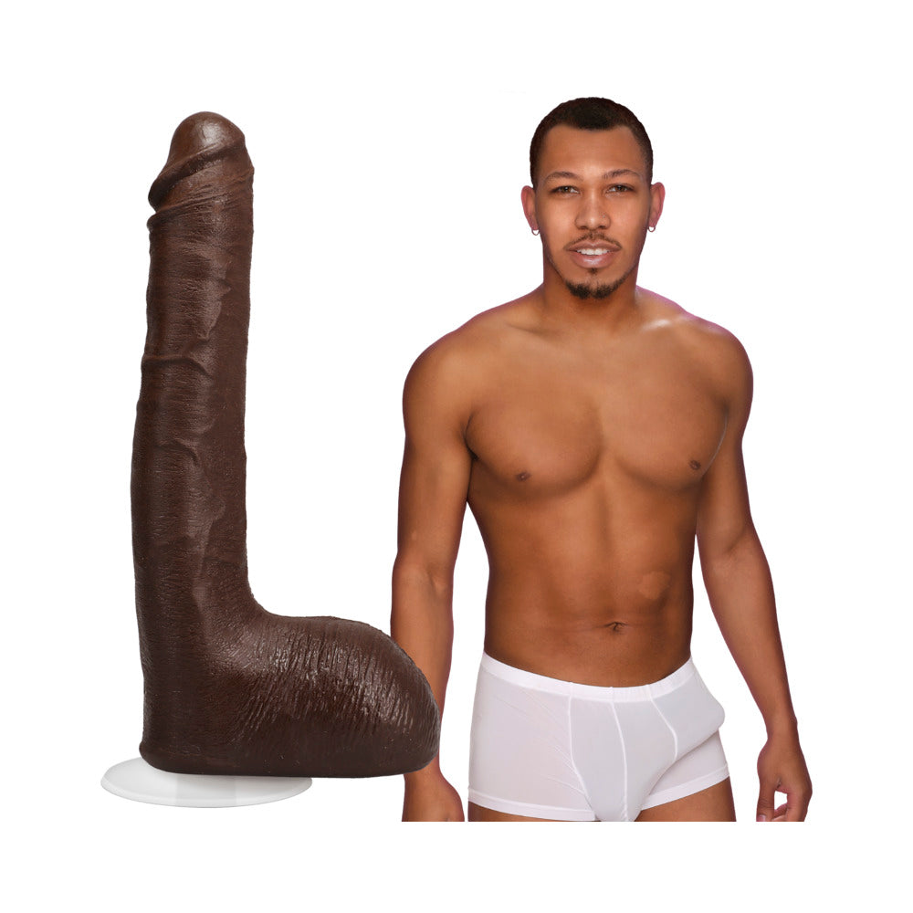 Signature Cocks Ricky Johnson 10-Inch ULTRASKYN Cock with Removable Vac-U-Lock Suction Cup - Fantasies Boutique