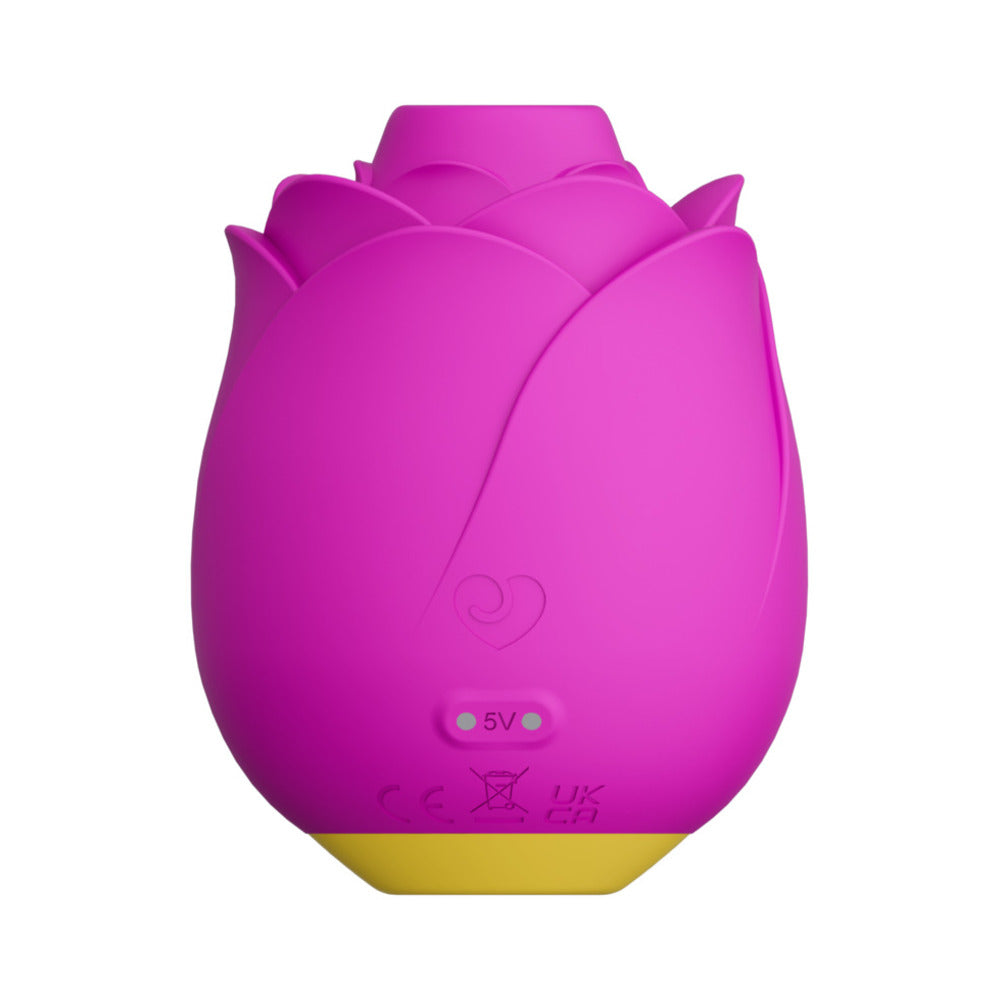 ROMP Rose Rechargeable Silicone Pleasure Air Clitoral Vibrator Pink - Fantasies Boutique