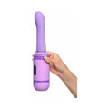 Pipedream Fantasy For Her Love Thrust-Her Rechargeable Silicone Thrusting Vibrator Purple - Fantasies Boutique