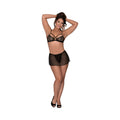 Magic Silk Girl Next Door Bralette With Skirt Black L/XL