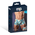 Male Power Cut It Out! Cutout Mini Short Blue/White M