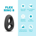 b-Vibe Flex Ring Eight Silicone C-Ring