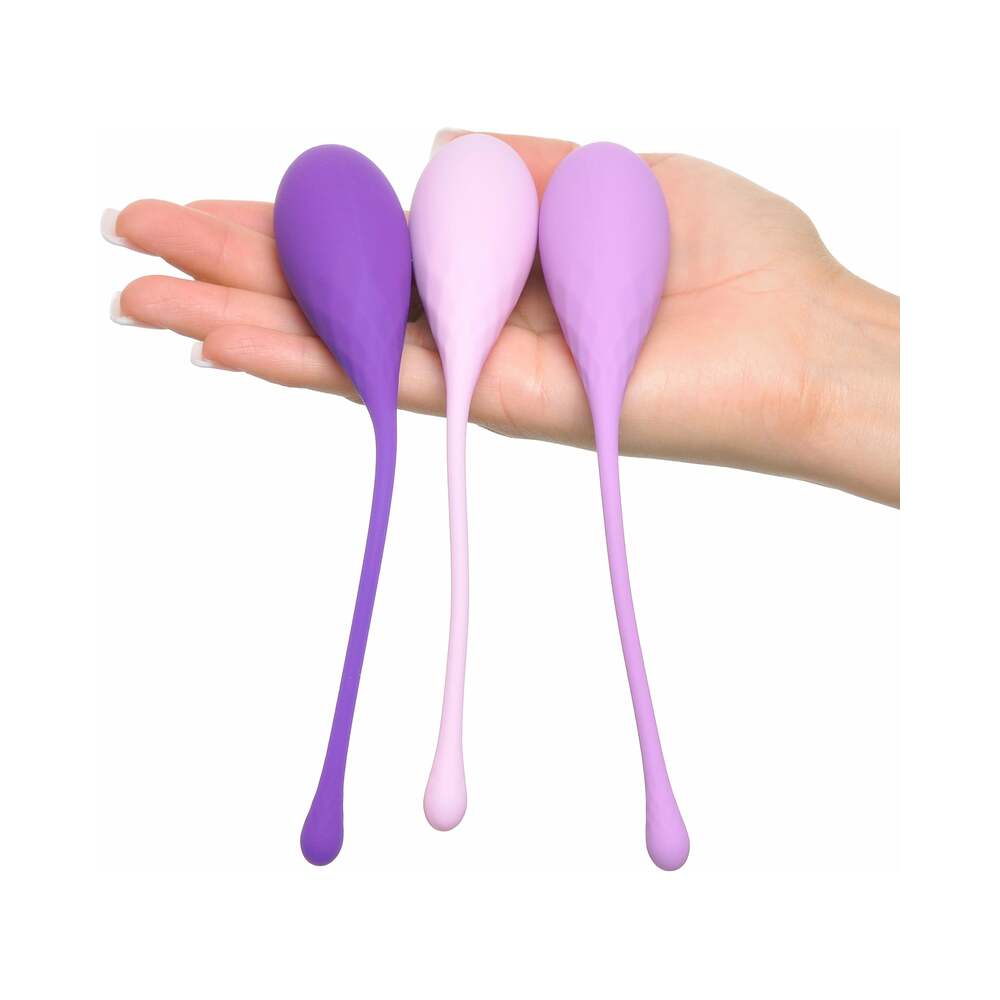 Fantasy For Her 3-Piece Silicone Kegel Train-Her Set - Fantasies Boutique