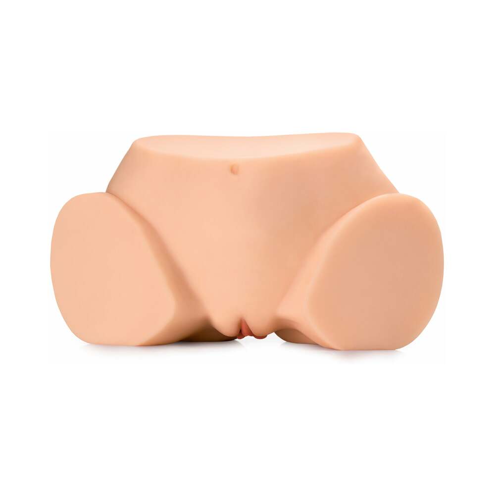PDX Plus 360º Banger Dual Entry Masturbator Beige - Fantasies Boutique