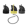 Rock Solid EZ Top 3-Piece Set Black/Yellow/Grey