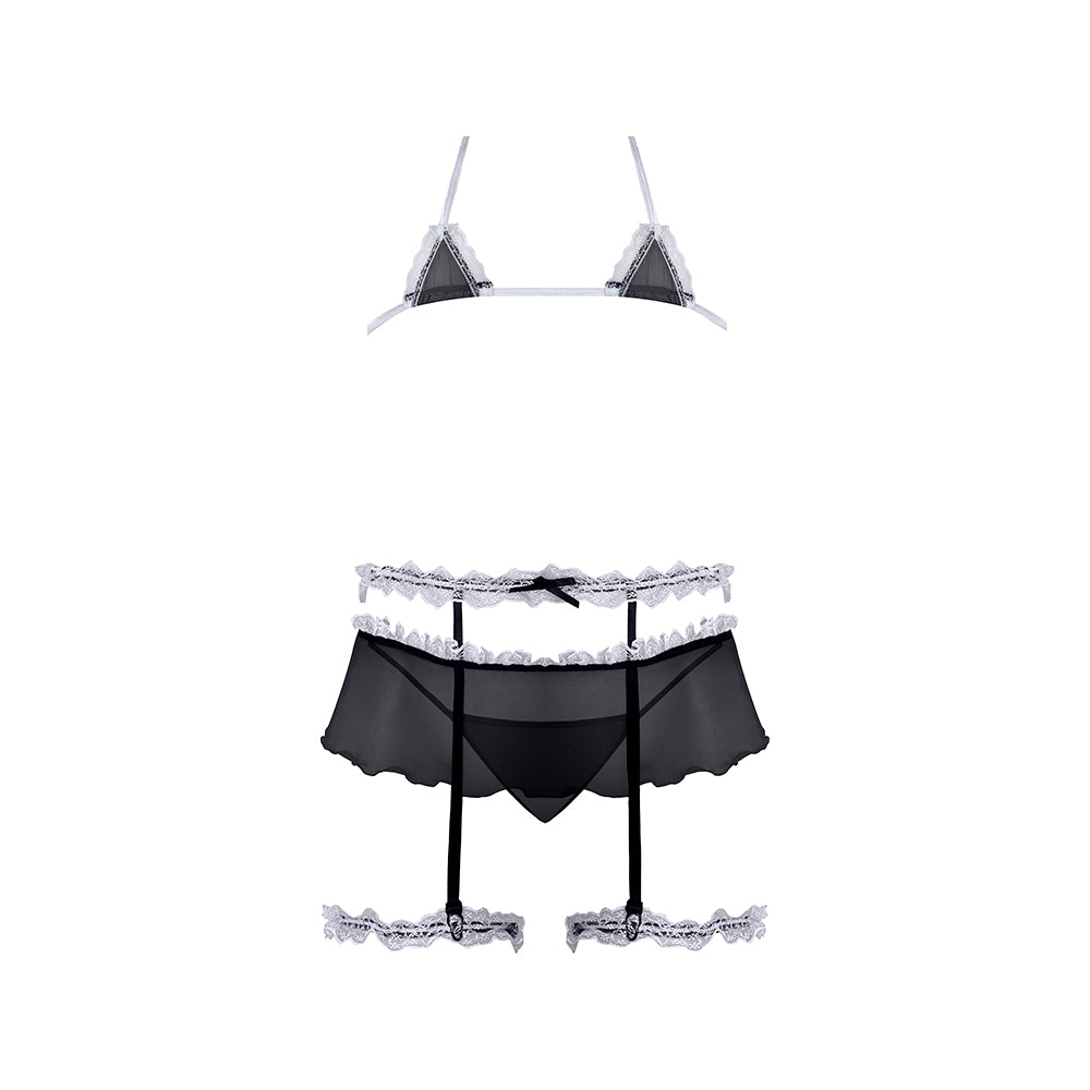Magic Silk Sexy Time Frills & Thrills Black S/M