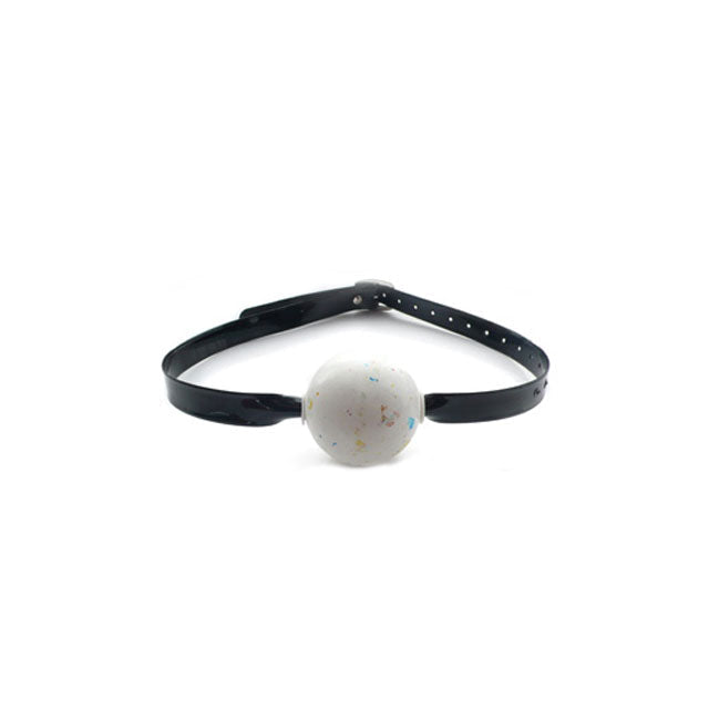 KinkLab Jawbreaker Ball Gag (Black) - Fantasies Boutique