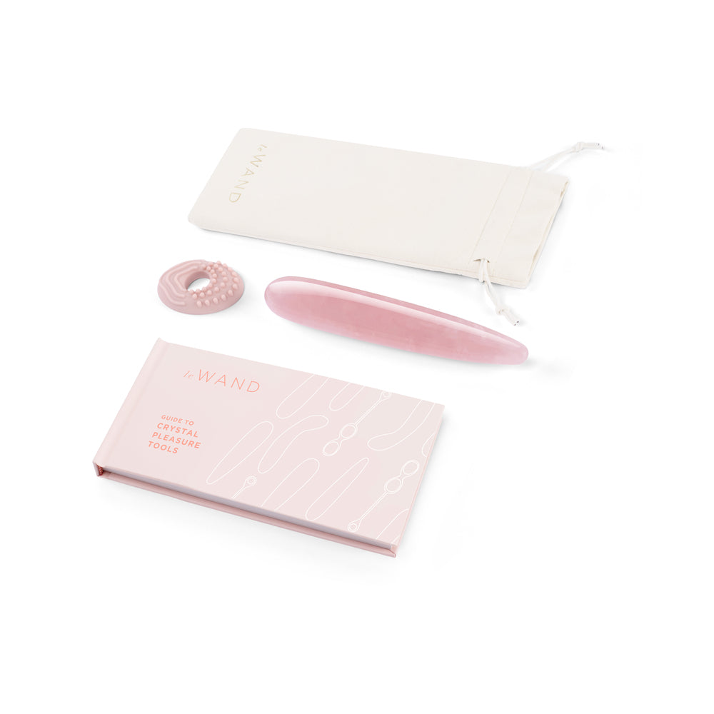 Le Wand Crystal Slim Wand Rose Quartz - Fantasies Boutique
