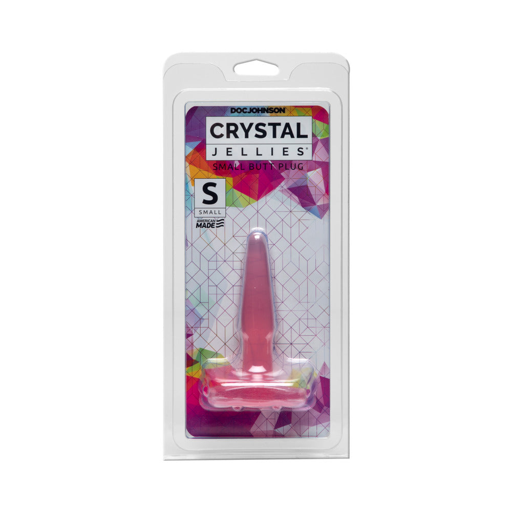Crystal Jellies - Butt Plug Pink Small - Fantasies Boutique
