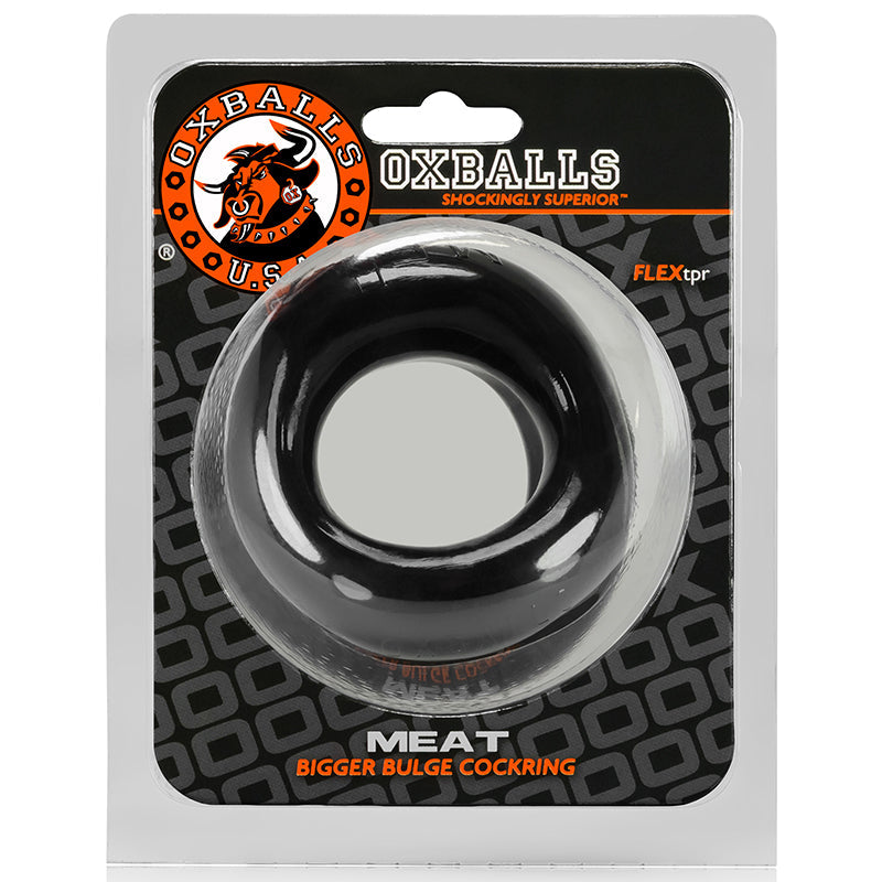 OxBalls Meat, Padded Cockring, Black - Fantasies Boutique