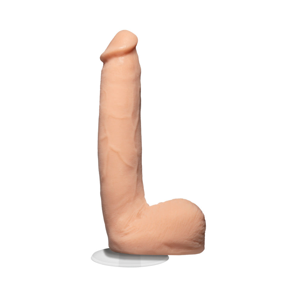 Signature Cocks Pierce Paris 9 Inch ULTRASKYN Cock with Removable Vac-U-Lock Suction Cup Vanilla - Fantasies Boutique