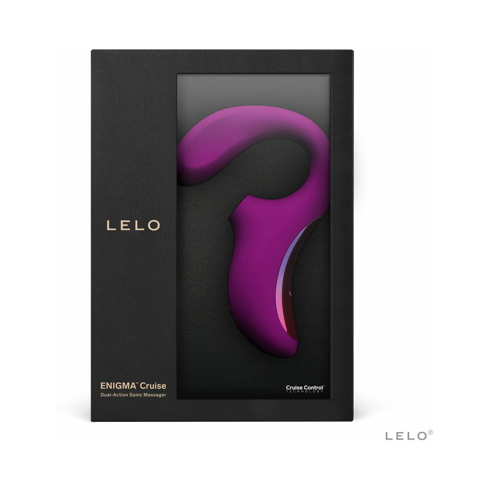 LELO ENIGMA CRUISE Suction Dual Stimulator Deep Rose - Fantasies Boutique