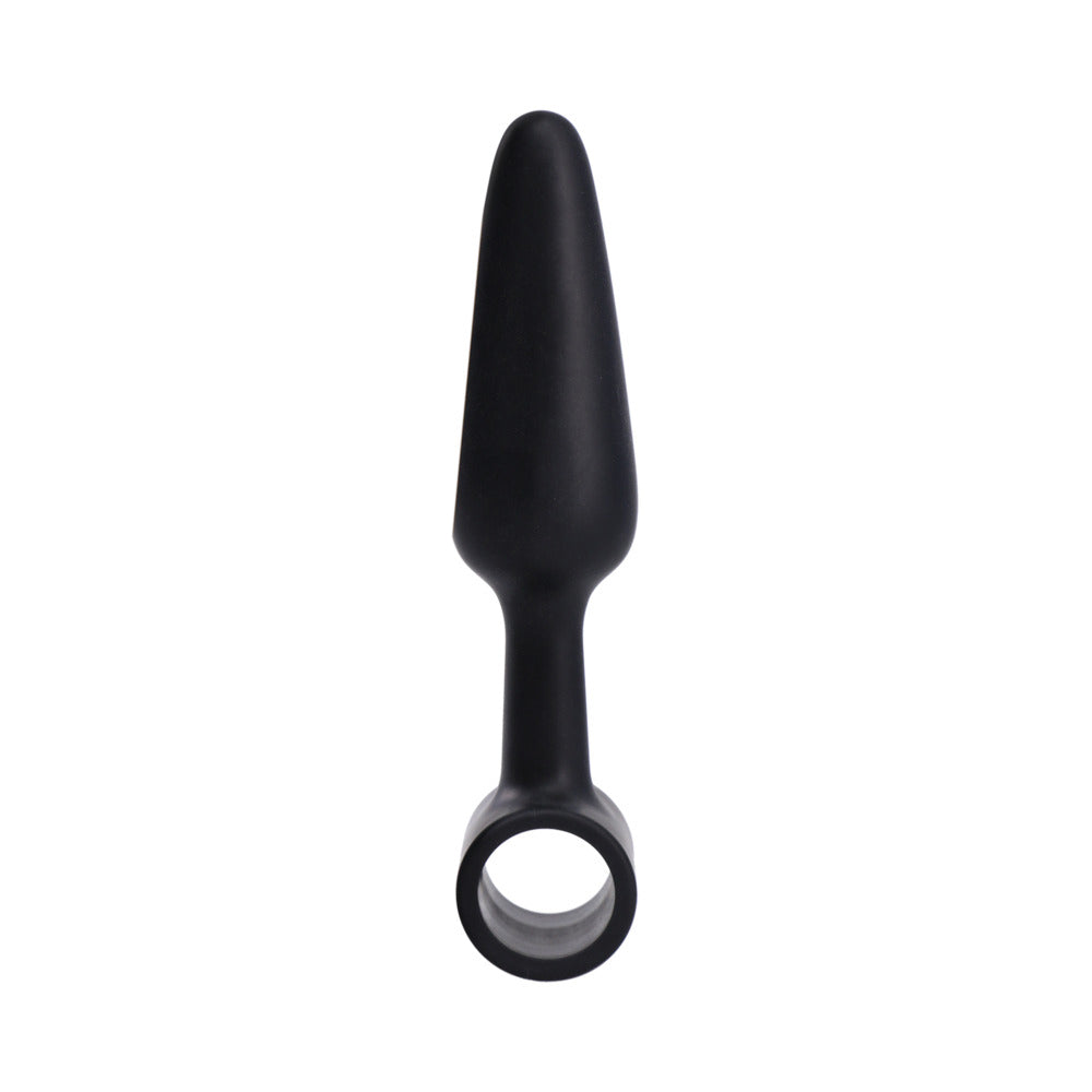 In A Bag Vibrating Butt Plug 4 in. Black - Fantasies Boutique