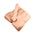 X5 Men Rough Rider Pleasure Doll Anal Masturbator with 7.5 in. Dildo Beige - Fantasies Boutique