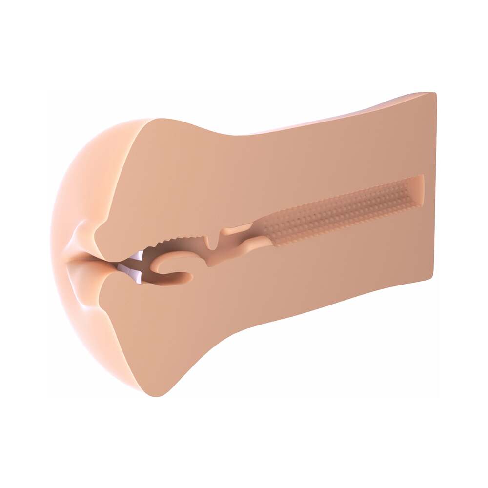 PDX Fuck Me Silly To Go Deep Throat Cocksucker Oral Mega Stroker Beige - Fantasies Boutique