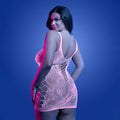 Fantasy Lingerie Glow Magnetism Glow-in-the-Dark Lace Knit Dress Queen Size
