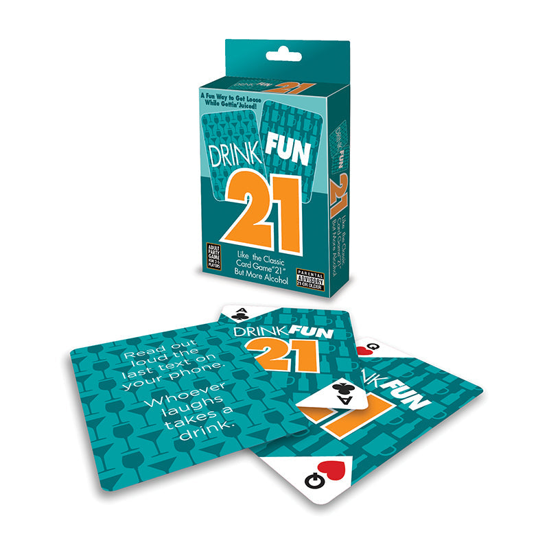 Drink Fun 21 Card Game - Fantasies Boutique