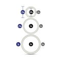 Blush Performance VS4 Pure Premium Silicone Cockrings 3-Pack Set White - Fantasies Boutique