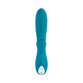 Evolved Fierce Flicker Rechargeable Dual Stim Vibe Silicone Teal