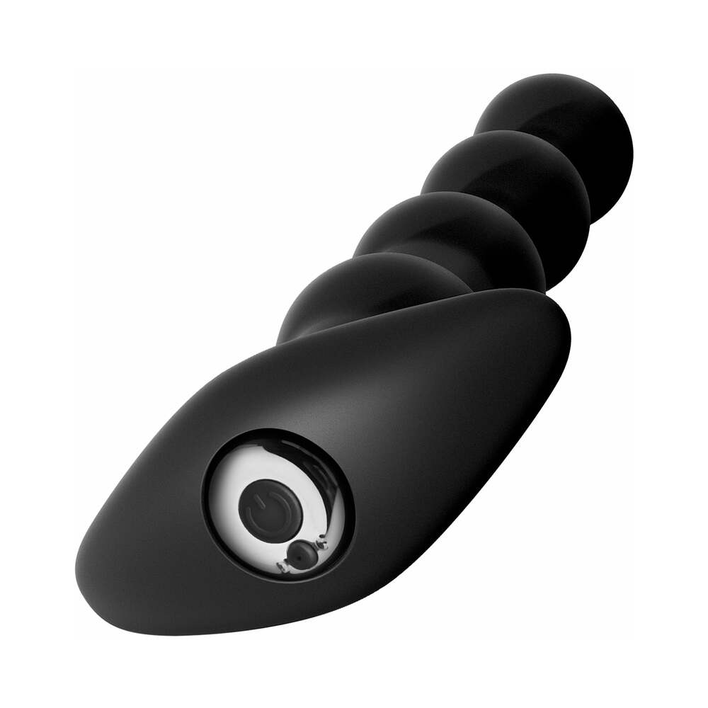 Pipedream Anal Fantasy Elite Collection Rechargeable Anal Beads Silicone Plug Black - Fantasies Boutique