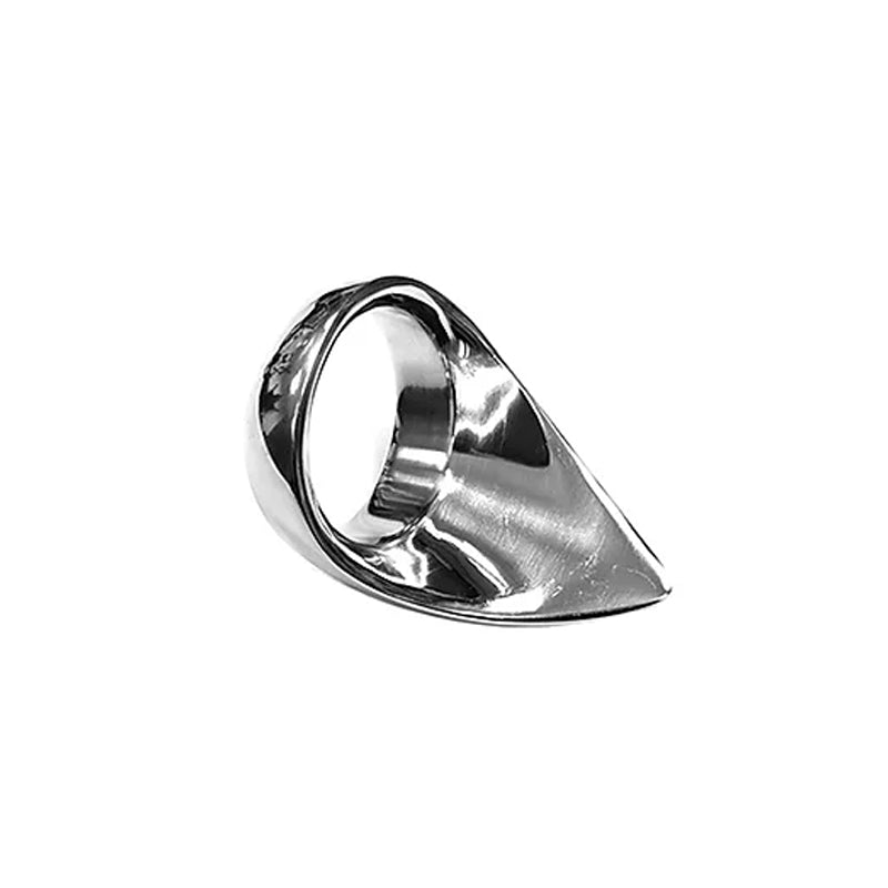 Stainless Steel Tear Drop Cock Ring (45mm) Clamshell - Fantasies Boutique