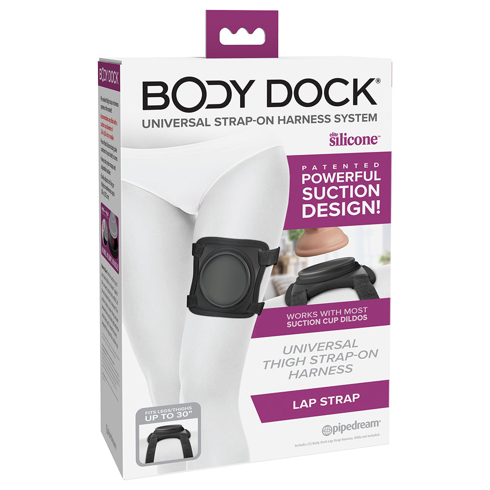 Body Dock Lap Strap Silicone Strap-On Thigh Harness - Fantasies Boutique