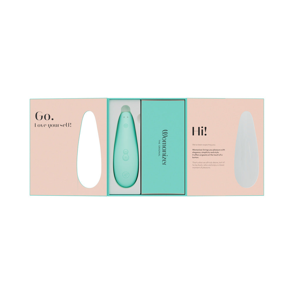 Womanizer x Marilyn Monroe Classic 2 Special Edition Pleasure Air Clitoral Stimulator Mint - Fantasies Boutique
