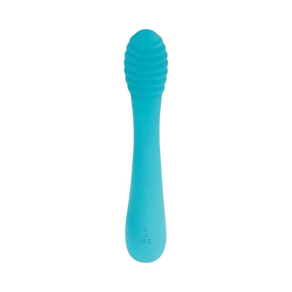 Evolved Aqua Bunny Rechargeable Silicone Rabbit Vibrator Teal - Fantasies Boutique